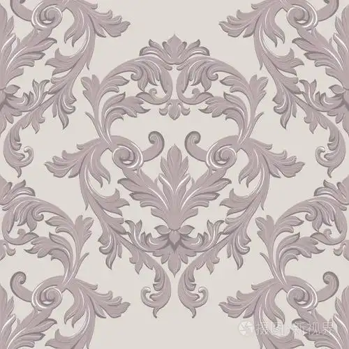 复古巴洛克锦缎花纹老鼠帝国风格.矢量的装饰背景.豪华的经典装饰.