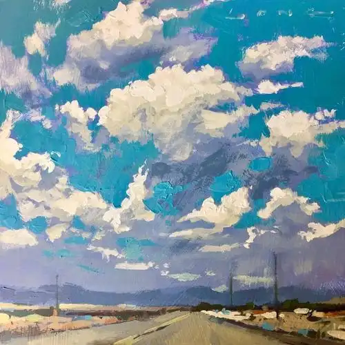 chrislong梦幻般的水粉天空配色值得参考