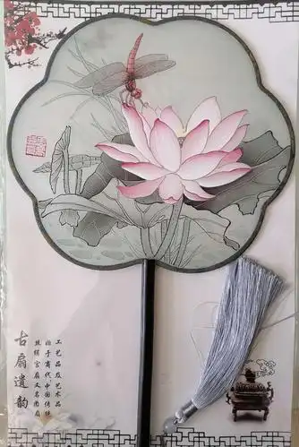 王嵩淼国画工笔花鸟写生创作传程班部分学员画团扇