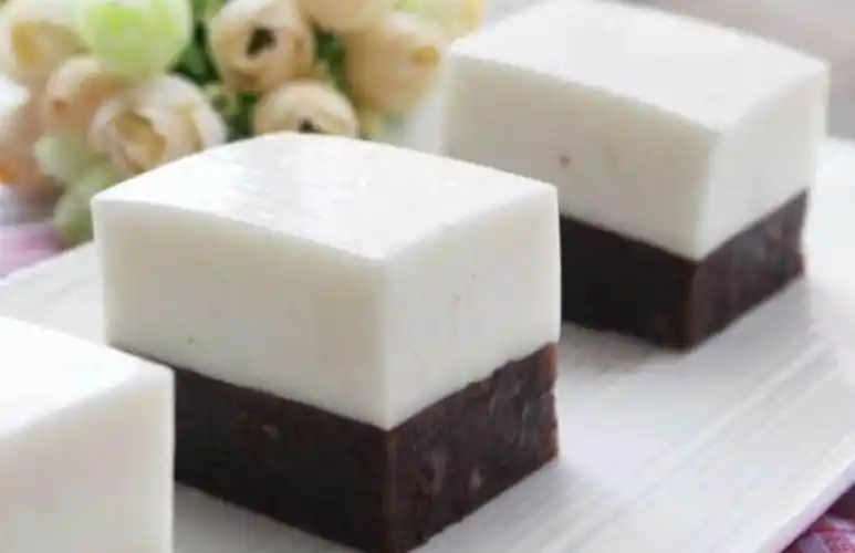 新年喜气水晶红豆糕