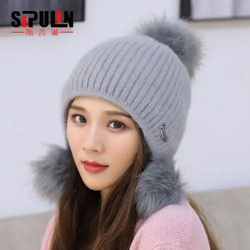 2809京东韩版帽子附赠大丝巾女-qiujuan1986