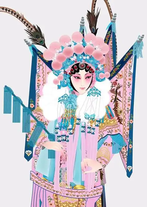 京剧旦角简笔画 京剧旦角简笔画全身