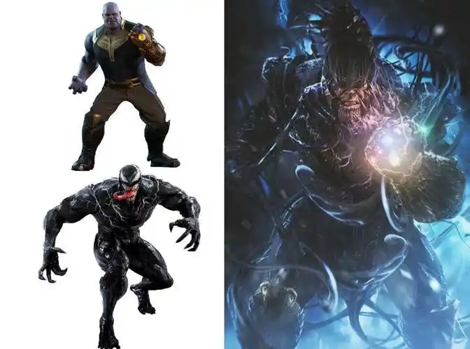 灭霸与毒液合体钢铁侠最大的特点就是战甲,到目前为止,钢铁侠所创造的