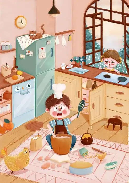 儿插场景---厨房的小故事