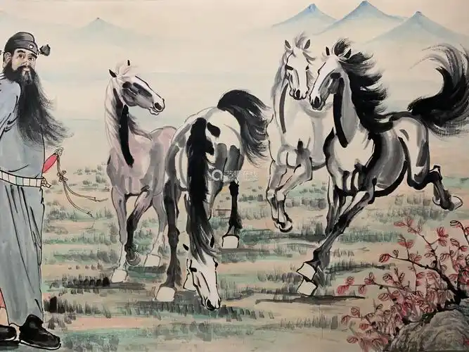 徐悲鸿经典骏马图