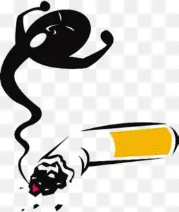 香烟燃烧简笔画