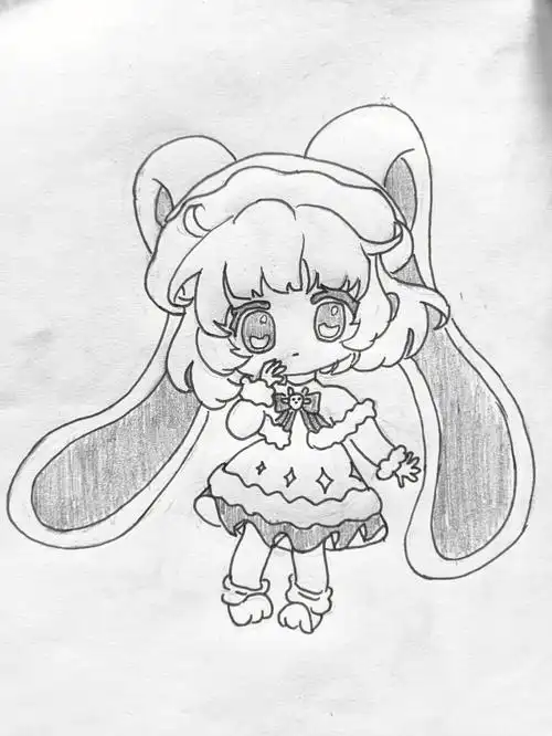 人物绘画迷你世界雪莉