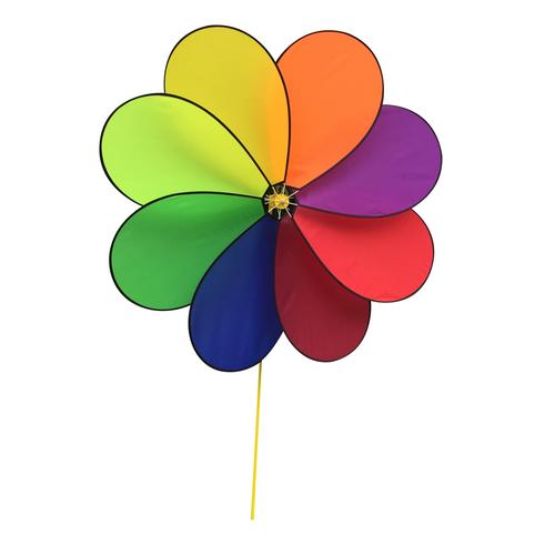 饰风车时尚广告摆设大中小号风车加密防水布艺大风车8彩6彩户外装