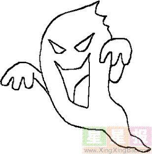 鬼魂简笔画
