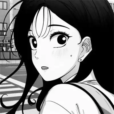 98张高级感黑白动漫女头_女生微信头像_头像屋