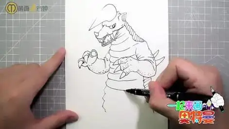 布莱克王简笔画视频