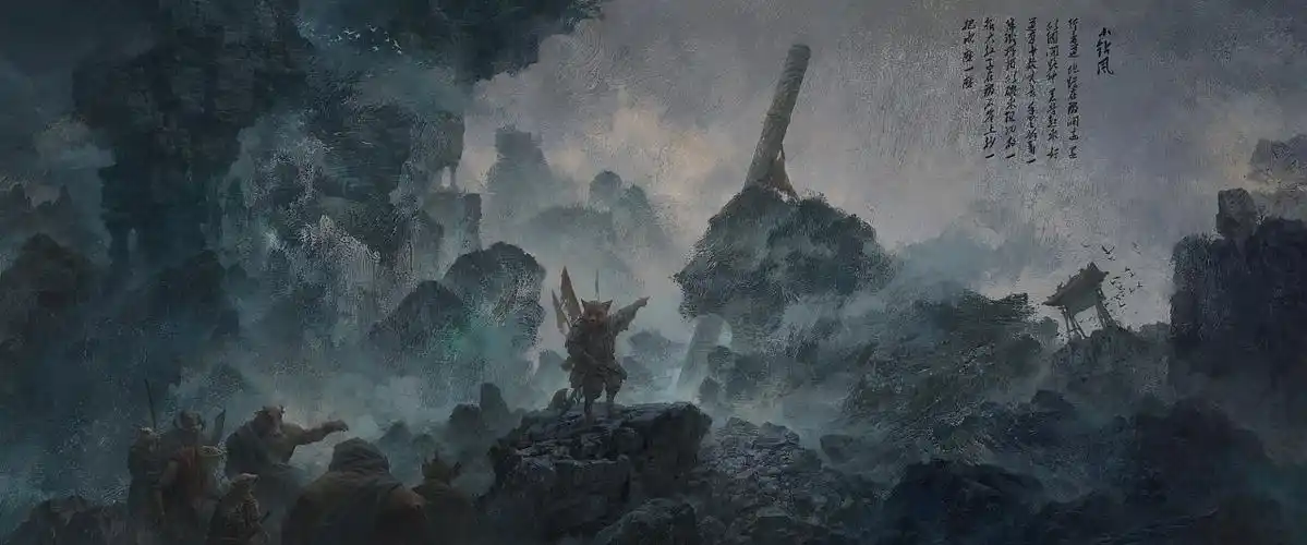 西游摸鱼系列|狮驼岭往事|插画|概念设定|qy校长 - 原创作品 - 站酷