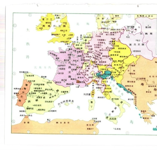 中世纪欧洲地图