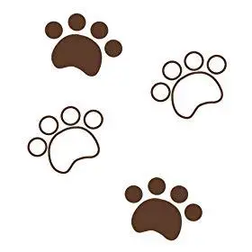 emit墙贴/瓷砖贴/地板贴-卡通脚印(咖啡色)fh0700022(21*10*5pcs)评论