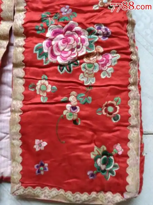 民国儿童刺绣棉披风(保老保真)