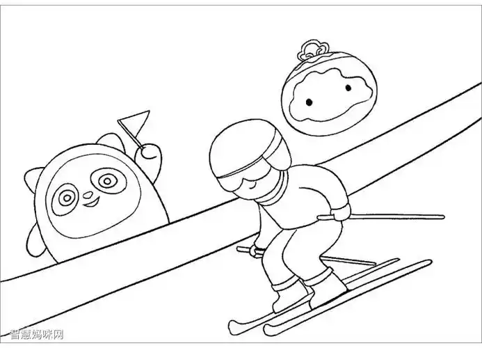 2022北京冬奥会主题画画法教程