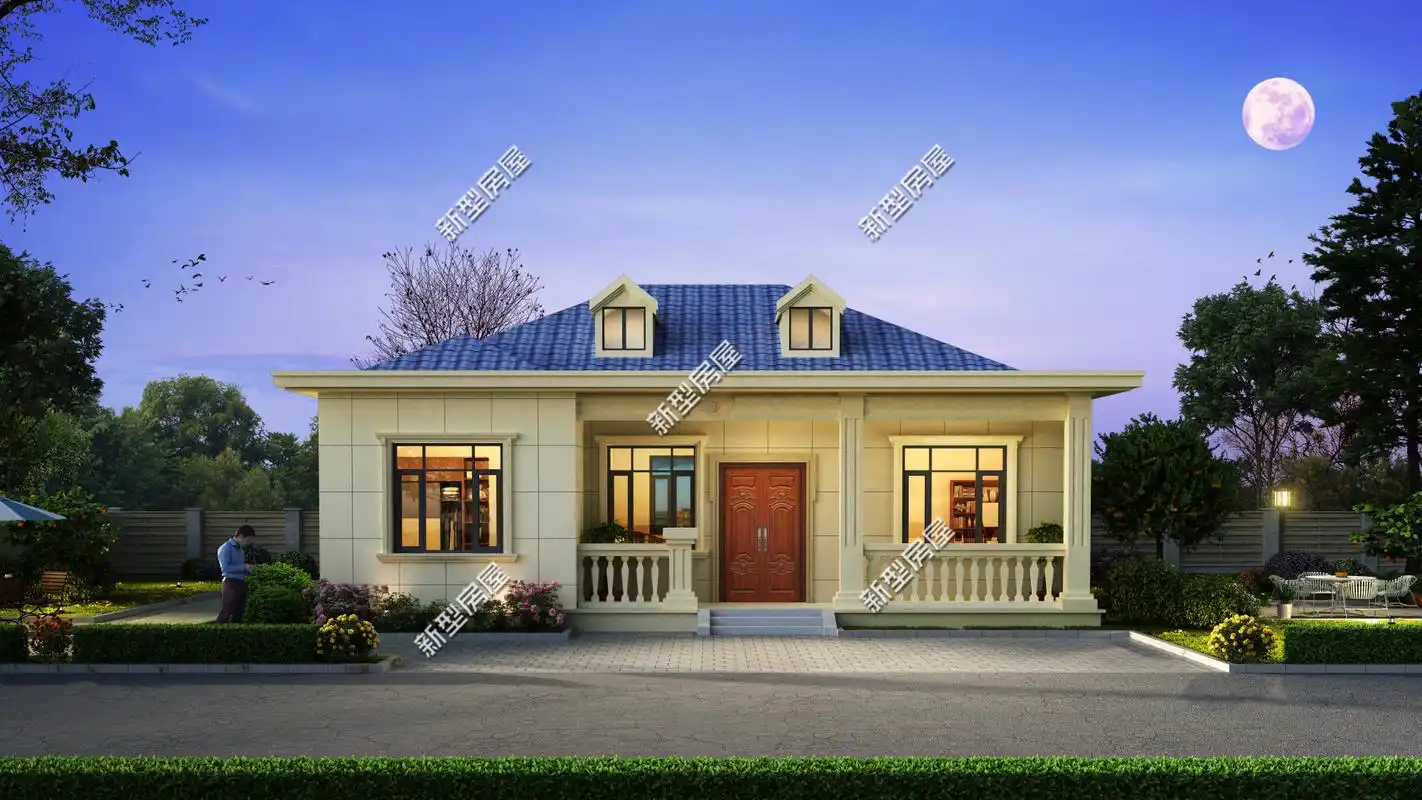 10套一层农村别墅图纸,第6套建的人最多,最后一套颜值最高