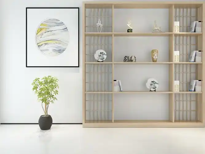 书架背景布直播背景布3d立体书架摆件室内网红主播复古大气书房直播