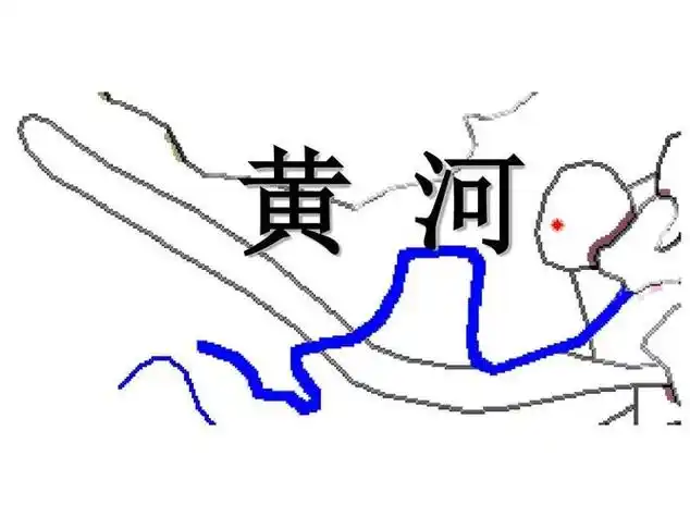 怎么画山川河流风景简笔画涂色简单漂亮西北黄河边写生五十天——上简