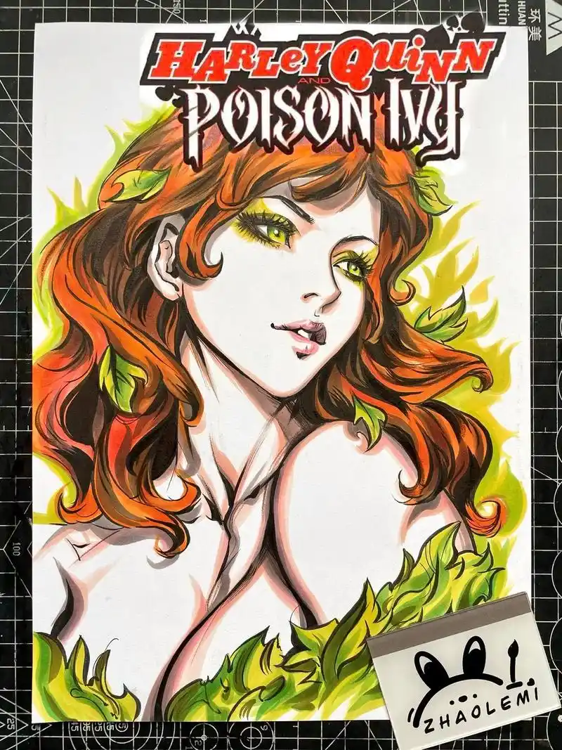 为植物疯狂报复人类的——毒藤女.#毒藤女 #临摹 #artg - 抖音