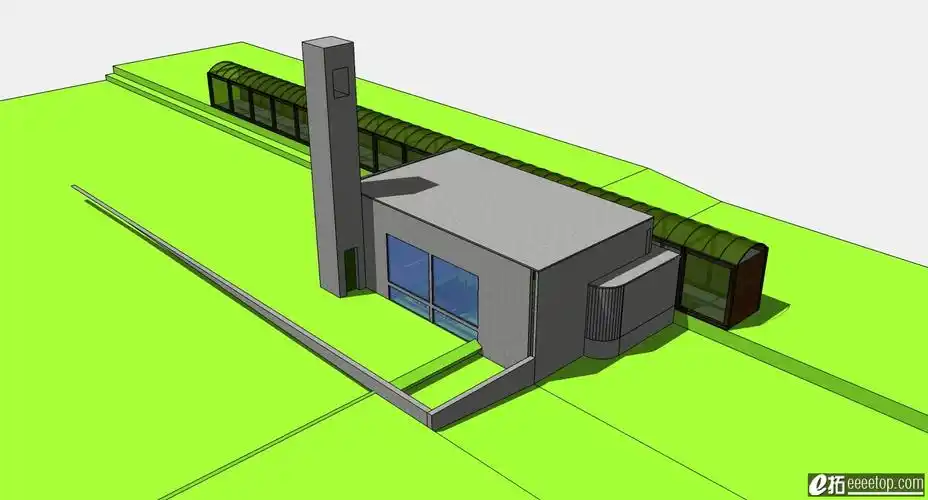 风之教堂sketchup模型