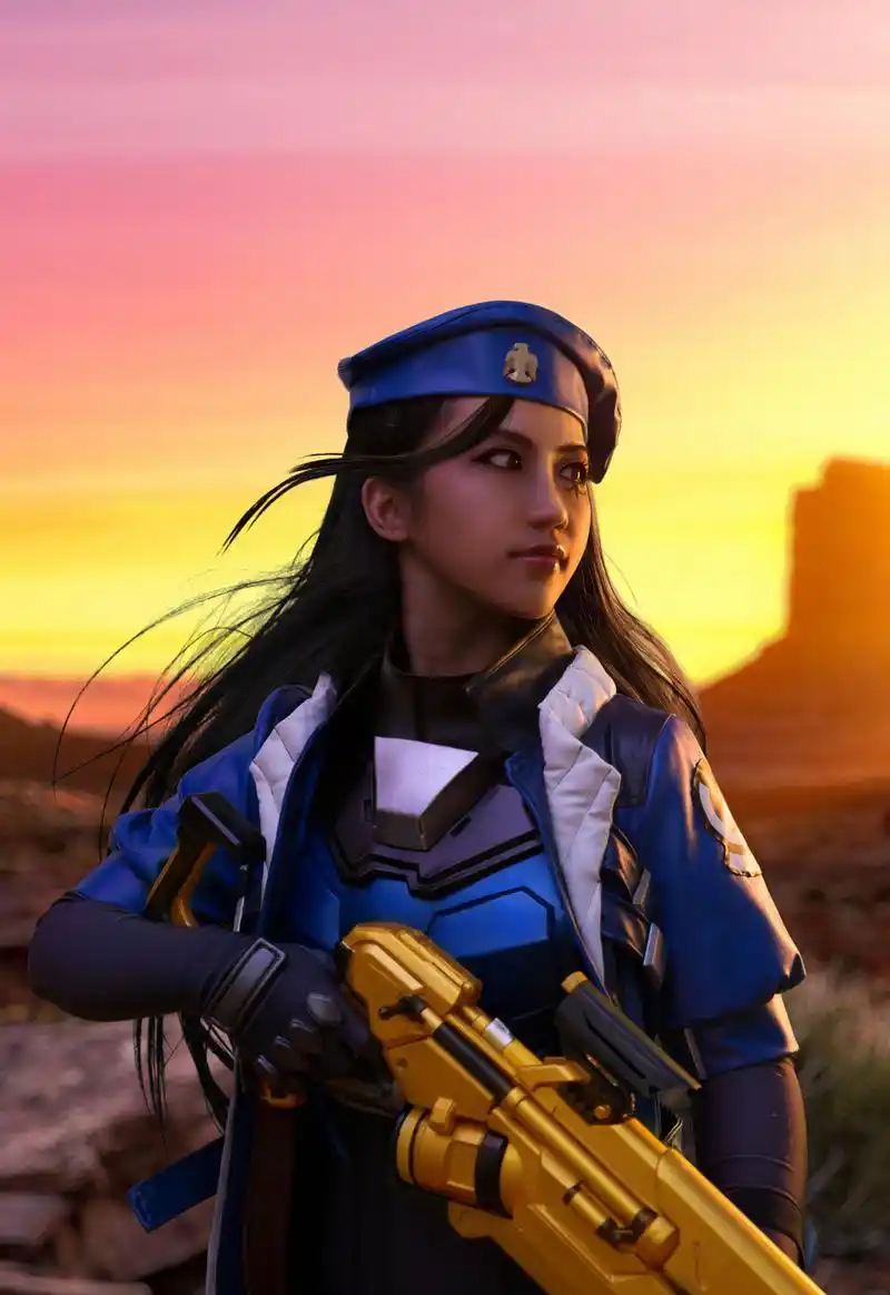 守望先锋安娜cos:释放你的怒火吧!