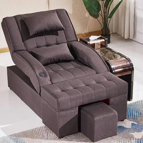 足疗沙发电动沐足洗脚修脚按摩床采耳休闲桑拿洗浴足浴沙发可躺椅安心