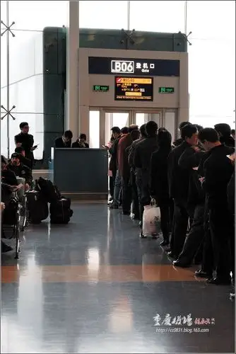 重庆江北国际机场一角