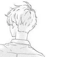 手绘头像背影男生头像图片_头像图片_扣扣乐园