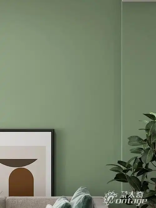 艺术涂料莫兰迪色灰绿色高雅灵动