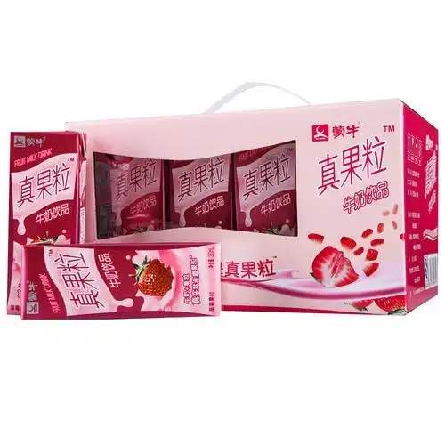 蒙牛真果粒草莓果粒250ml x12