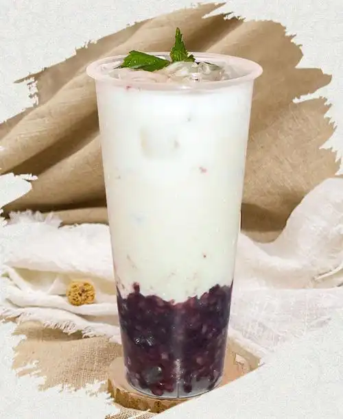 熟紫米一只酸奶牛专用酸奶紫米露奶茶店黑米糯米早餐烘焙寿司原料