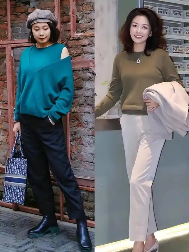 中年微胖的女人别乱穿衣!搞懂这3个搭配法则,显瘦又提气质