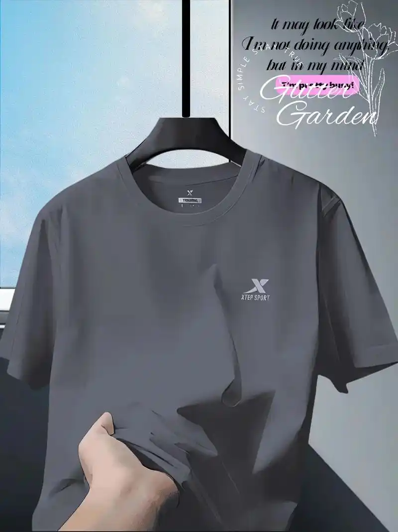 特步短袖男士速干衣