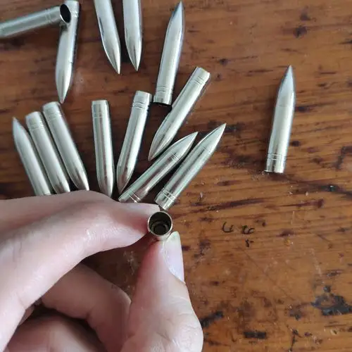 6mm外包箭头弓箭射箭器材合金外包箭铁箭头6毫米箭杆厂家销售跨境