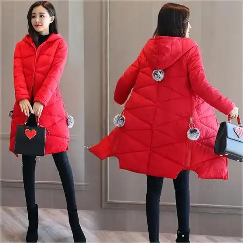 特价冬装棉衣女中长款冬季外套反季清仓处理女装冬天羽绒棉服棉袄