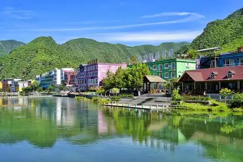 野三坡七彩小镇朋友聚会