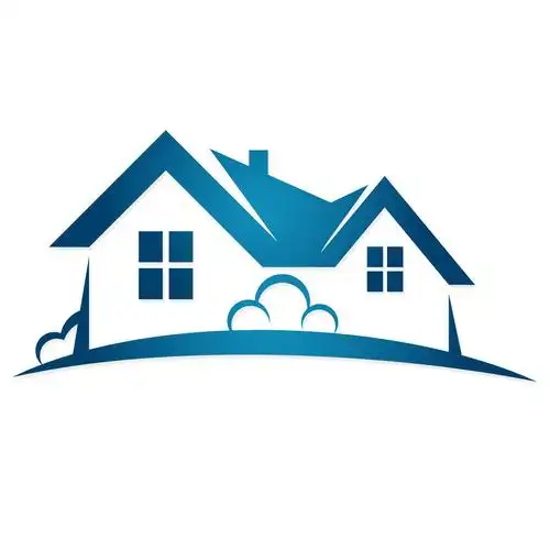 抽象的房地产公司标志矢量设计