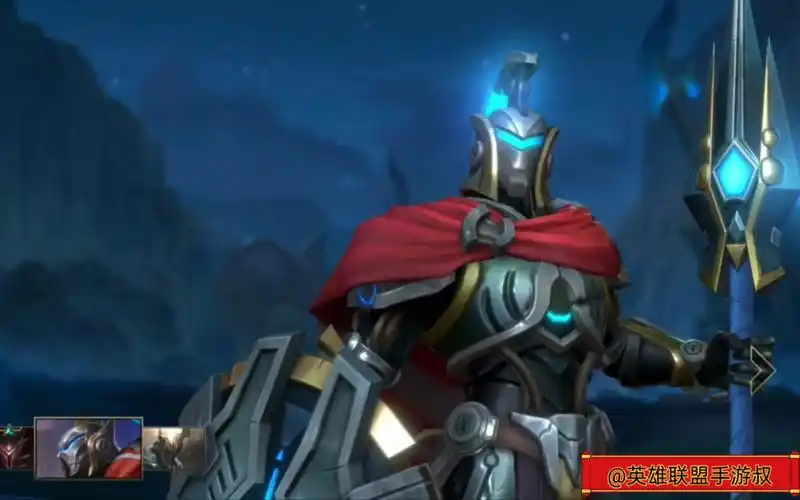 英雄联盟手游:潘森·钢铁意志皮肤 / 屠龙勇士皮肤鉴赏!