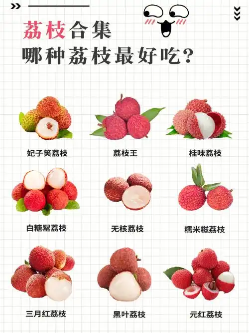 今天局长整理了9种常见荔枝种类,快来一起看看吧.