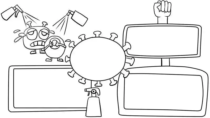 抗击疫情手抄报怎么画