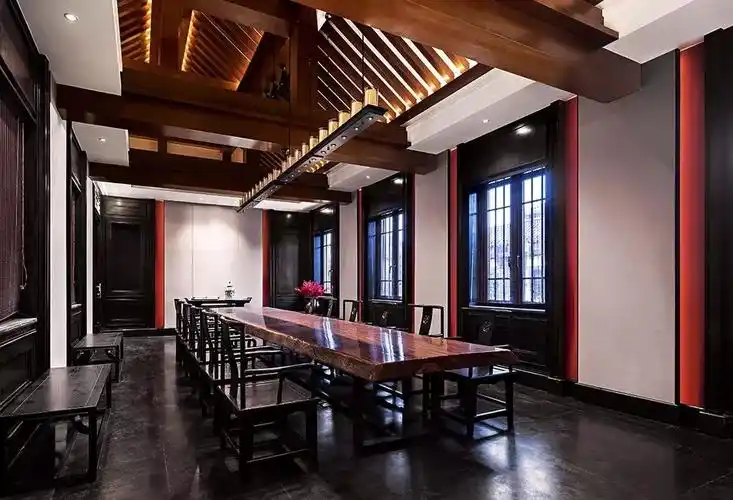 古朴雄浑大气豪放汉唐风格四合院会所设计