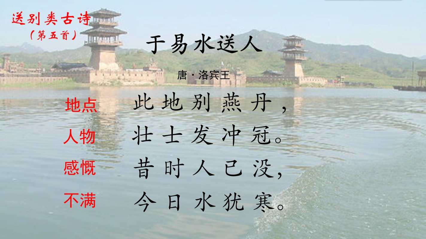 轻松理解记忆古诗《于易水送人》,不用死记硬背也能学好古诗