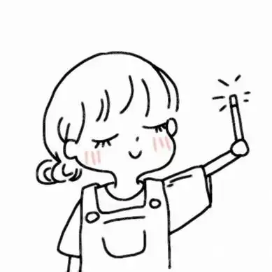 可爱简笔画头像女生高清好看的网红简笔画女孩可爱图片 女生头像 美头