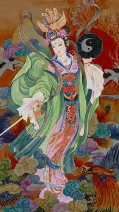 九天玄女:简称玄女,俗称玄牝氏,九天娘娘,九天玄女娘娘,九天 - 抖音