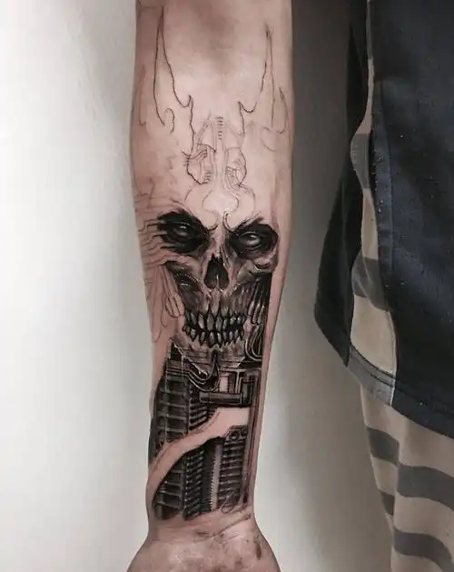 小臂待续纹身图片