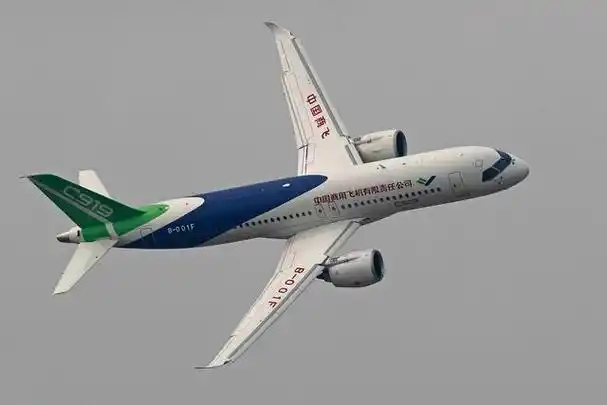 国产c919大型客机在5月28日进行了首次商业飞行,本次飞行是从上海虹桥