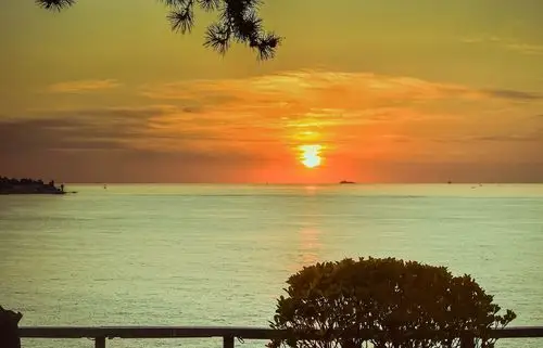 本片摄于青岛清晨的海边