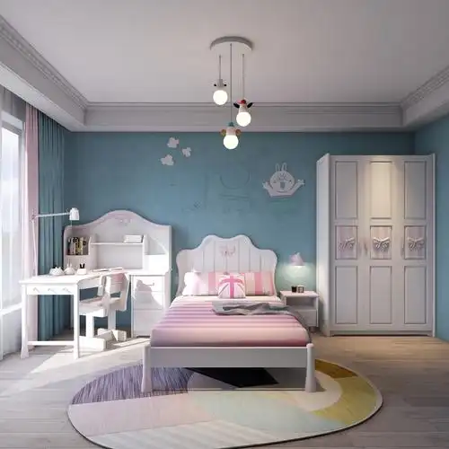 萌哒哒的公主儿童房 - 家居时尚潮流教主设计效果图 - 每平每屋·设计