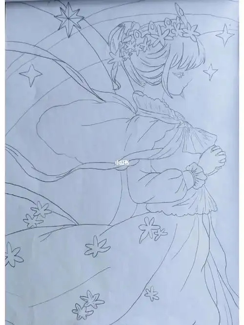 手绘伯利恒之星